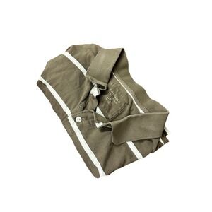 Sonoma Polo Shirt Stripe Mens Size XL Cotton Short Sleeve Collar Summer FLAW